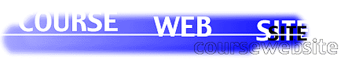 COURSE WEB SITE